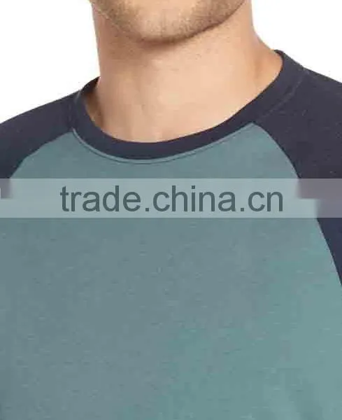 3/4 Sleeve Raglan T-Shirt for Men's High Quality Blank Printed T-shirts Wholesale Custom Manufacturer photo-5