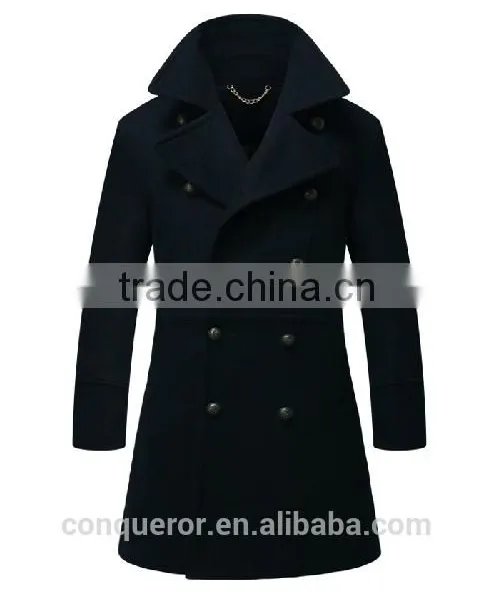 Wool Winter Men Overcoat BCL011 photo-3