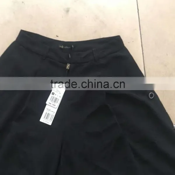 Yiwu Stocklots Women Branded High Waisted Wide Leg Pants photo-4