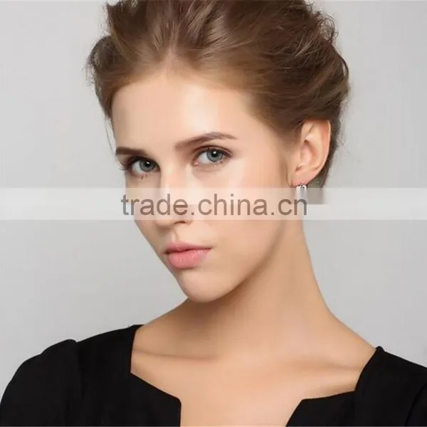 Exquisite Hot Sale Elegant Micro Insert Zircon Flower Shape 925 Sterling Silver Stud Earring photo-4