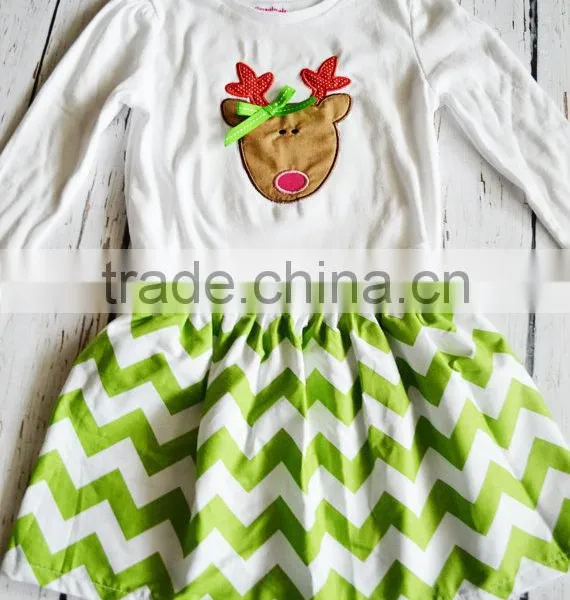 Christmas Tree Pattern Baby Top And Skirts Baby Girls' Clothing Sets photo-5