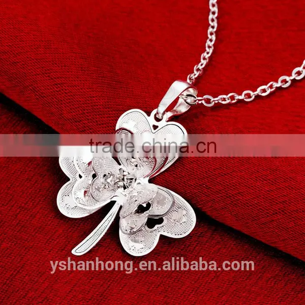 Wholesale 925 Silver Clover Necklace photo-2