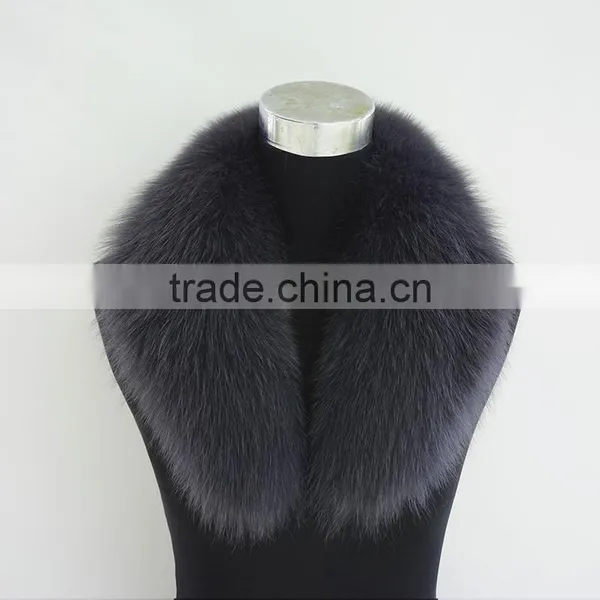 Myfur Multi-color Luxury Real Fur Fox Fur Collar for Jacket Trimmed photo-2