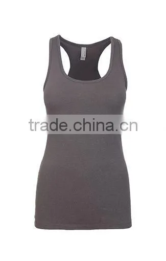 Next Level Apparel Ladies' Spandex Jersey Racerback Tank Top - 57% Combed Ring-spun Cotton, 38% Polyester and 5% Spandex. photo-4