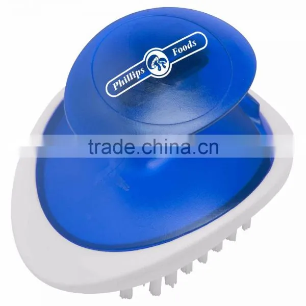 Palm Fruit & Vegetable Brush - Ergonomic Design Allows You to Slide Hand Between Handle and Base and Comes With Your Logo photo-2