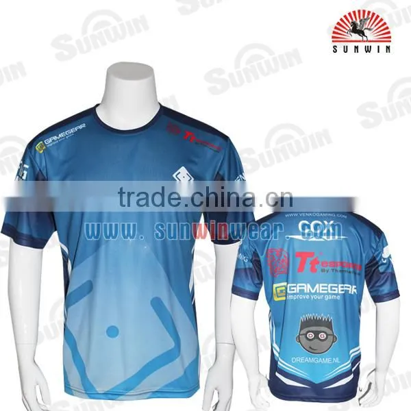 Bulk Shortsleeve Gaming Jersey,polyester Game Sportwear Jersey photo-2