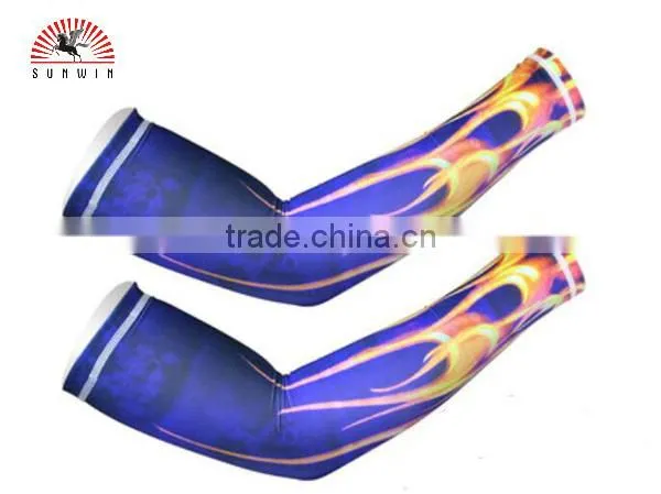 No MOQ Professional Custom Compression Outdoor Sport Protective Arm Sleeves Flags photo-3