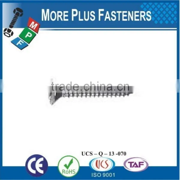 Made in Taiwan ISO 1482c BS 4174 Slotted Countersunk Head Tapping Screws photo-4
