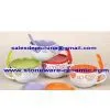 Stoneware Soup Bowl With Spoon and Lid With Lover Heart Design