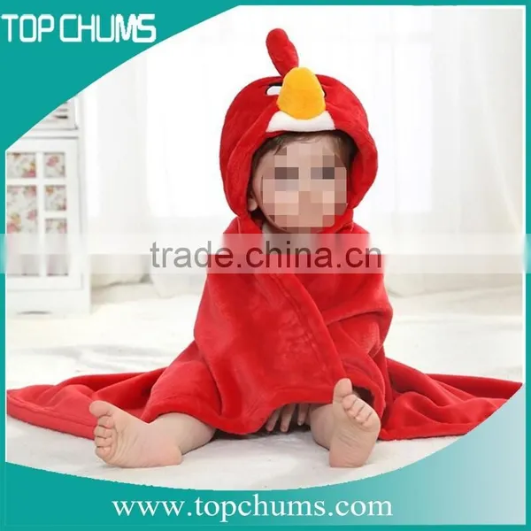 2015 Wholesale Super Warm Soft Cheap Bathrobes for Kids With Animal Hooded photo-3
