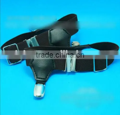 New 1 Pair Suspender Double Grip Clip Men's Sock Garters Adjustable Elastic photo-3