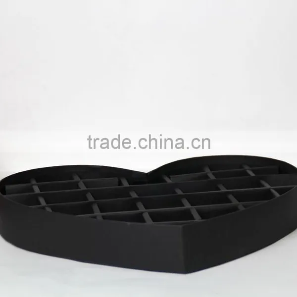 Sweet Bowknot Lower Price Luxury Paper Gift Packaging Heart Shaped Chocolate Box w/ Dividers,Caja de Bombones Corazon photo-6
