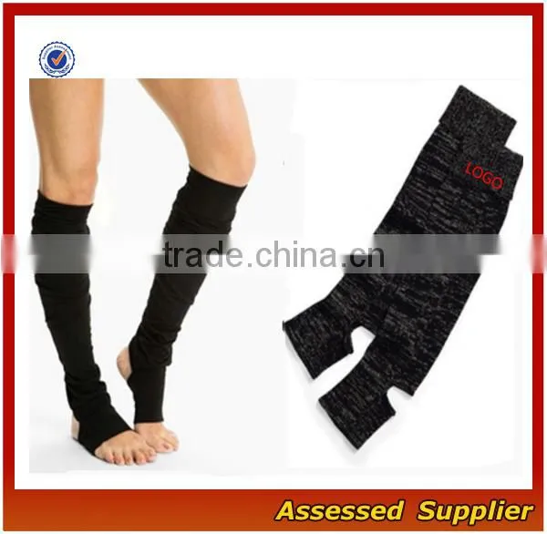 OEM Extra Long Knee High Yoga Socks/Anti-slip Women Ballet Socks/Yoga Pilates Socks--AMY704