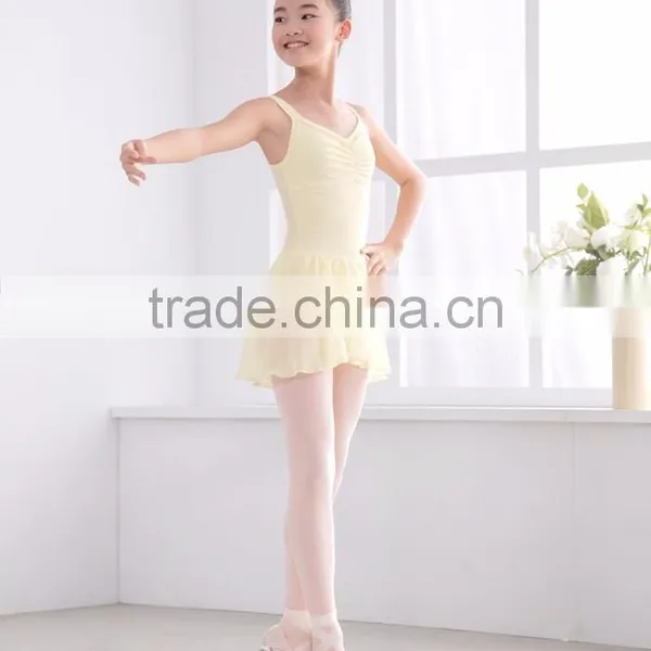 Front Pinch Leotards With Skirt Dance Wear photo-3