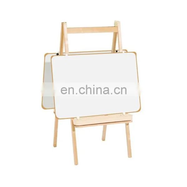 Double Sided Wooden Painting Board Stand for Children photo-2