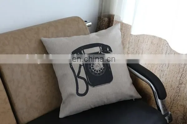 Handmade Custom Cheap Throw Sofa Chair Cushion Cover 50x50 Fashion Digital Decorative Linen Pillow Cover photo-5