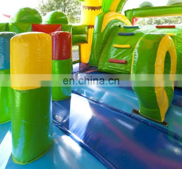 HI Hot Sale!! Animal Themed Inflatable Long Water Slide, Grass Pool Bouncer Sldie photo-5