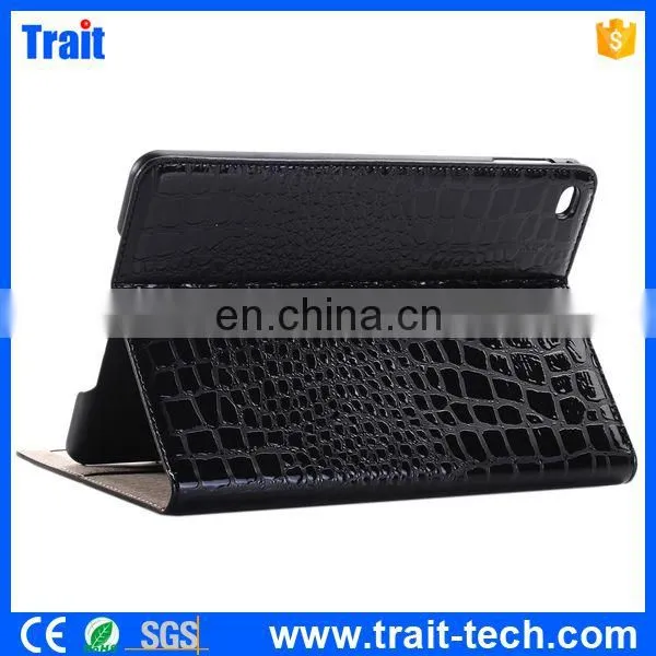 Crocodile Pattern Wallet Style Side Flip PC+ PU Leather Case for IPad Mini 4 photo-3