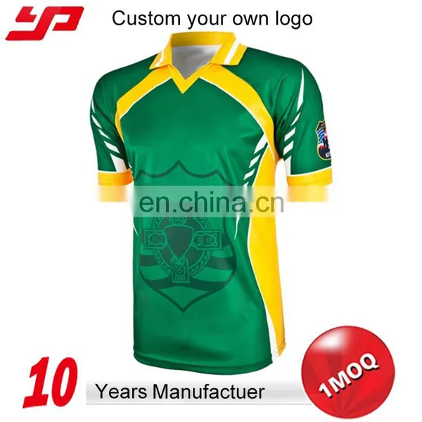 High Quality Wholesale Cheap Polyester Custom Sublimated Blank Rugby Jersey for Team photo-6