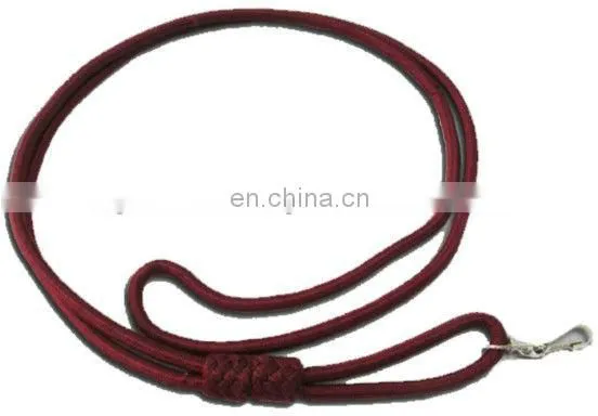 Yellow Silk Military Lanyard, String, PE Rope, Military Lanyard, Uniform Lanyard Whistle Cord photo-3