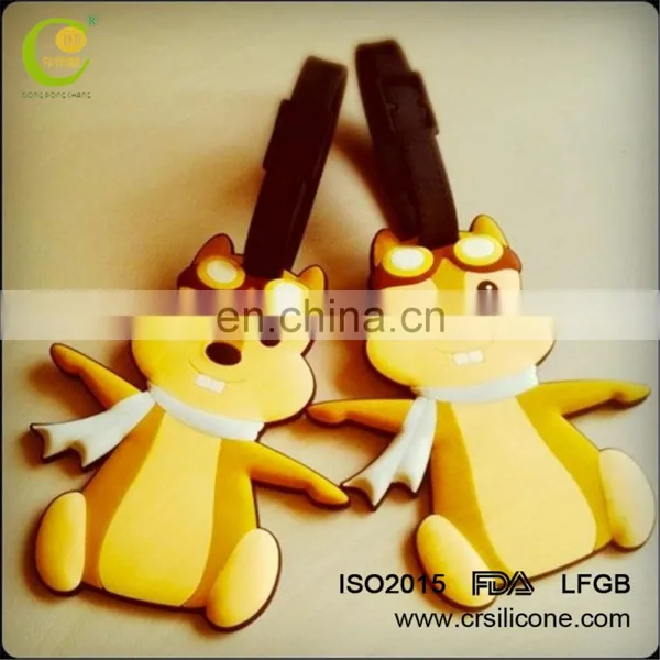 Factory Direct Sale Custom Eco-Friendly Pvc Baggage Tags Silicone Luggage Tag photo-6