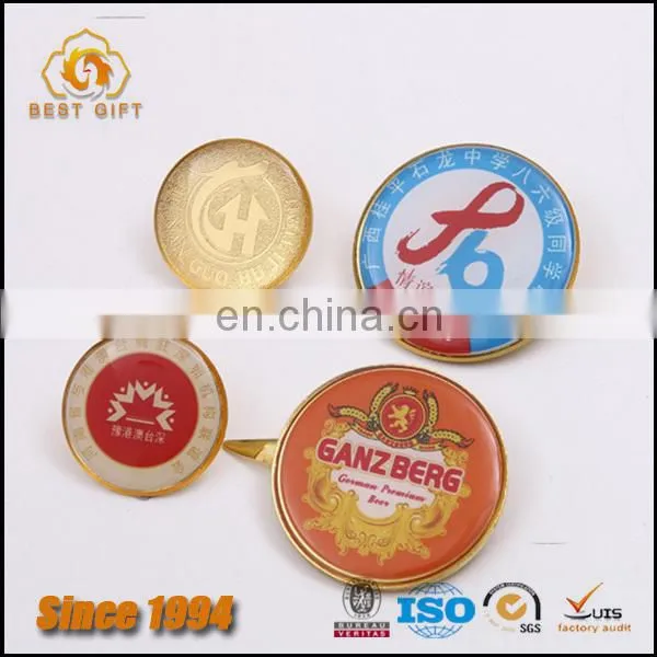 Custom High Quality Covering Expoy Metal Craft Badge
