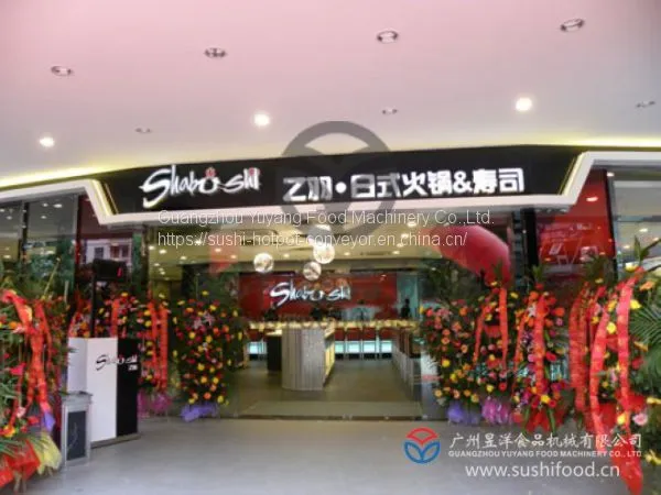 Stainless Steel Conveyor Belt for Sushi, Hot Pot Conveyor System of Factory: Michaeldeng@gdyuyang.com photo-4