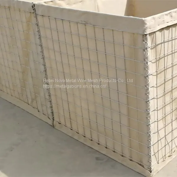 Welded Military Sand Gabion Box Wall Hesco Barrier photo-3
