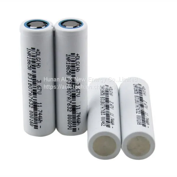 Wholesale 3.7v 3200mah 18650 DLG Li-ion Battery Rechargeable Lithium Ion Battery Cells