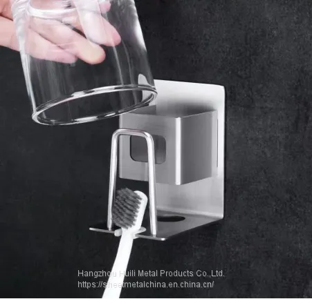 Huili Sheet Metal China Custom Fabrication Mechanical Parts OEM Sheet Metal Products Stainless Steel Toothbrush Holder