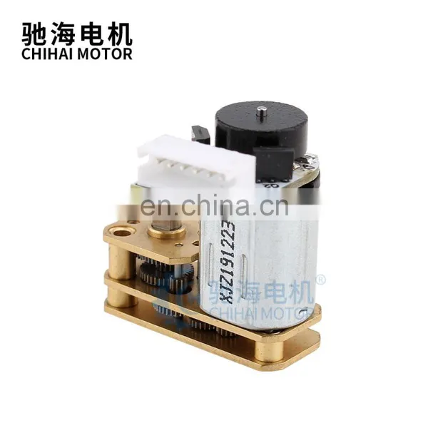ChiHai Motor CHF-GM1024-N20VA Precision Structure L Shape Flip Speed Reduction With Steel Gearbox Geared Encoder Motor For Robot photo-3