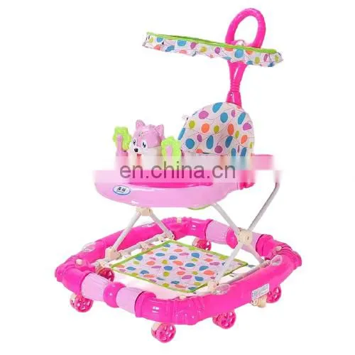 Factory Hot Sale Baby Walker Height Adjustable Infant Baby Walker photo-3