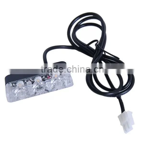 Amber LED Emergency Light 8 Flash Modes High Power Grille Net Light for Police Car Model YG350 photo-2