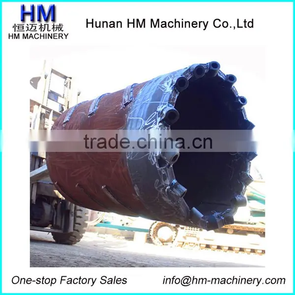 Core Barrel With Round Shank Chisel Teeth For Bauer Rotary Drilling Rig photo-3