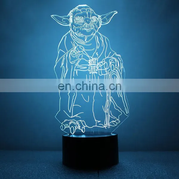 Manufacture USB/battery/remote 3d Acrylic Lamp Football 3d Illusion Lamp for Kids photo-3