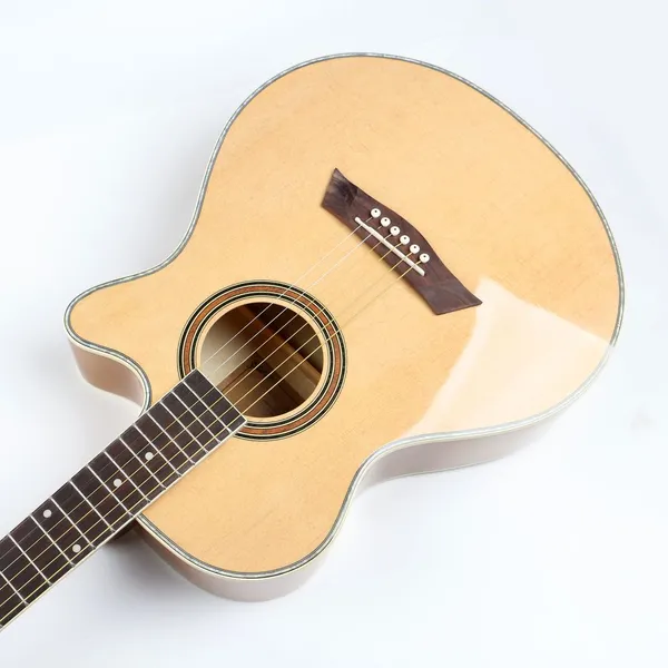 Hot Sale Good Price Deviser Guitar L706 Acoustic Guitar 40 Inch Factory Wholesale Guitar Made in China photo-3