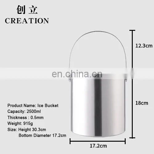 Factory Direct 750ml Promotional Small Blue Vintage Mini Champagne Cheap Plastic Wine Ice Beer Buckets Cooler Barrel With Lid photo-4