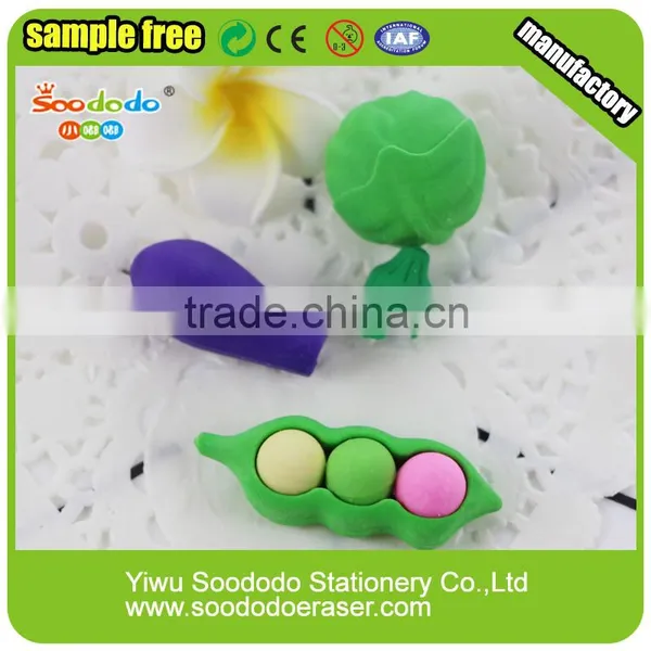 America Pea Shape Eraser Vegetable Series photo-3