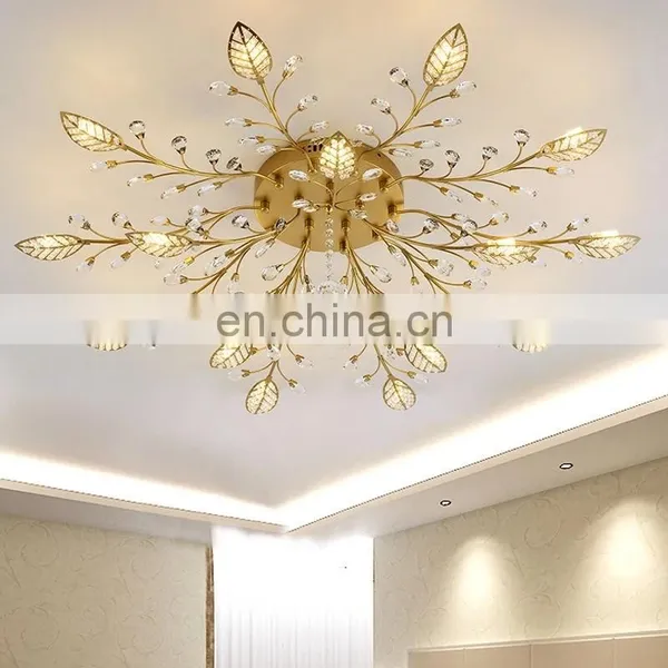 Acrylic Modern Luxury Decorative Indoor Bedroom LED Ceiling Light photo-5