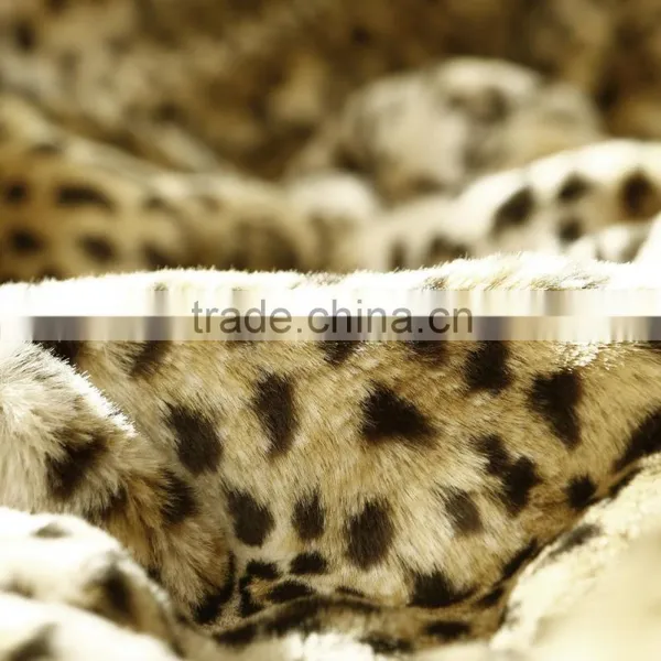 Leopard Faux Fur Blanket photo-5