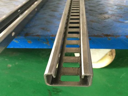 Perforated Stainless Steel Galvanized Cable Tray Cable Pallet Roll Forming Machine photo-4