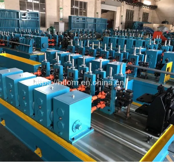 High Frequency Straight Seam Carbon Steel EMT Tube Pipe Welding Machine Line photo-3
