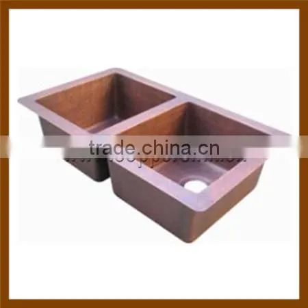 Hammered Copper Kitchen Sink,Copper Series photo-2