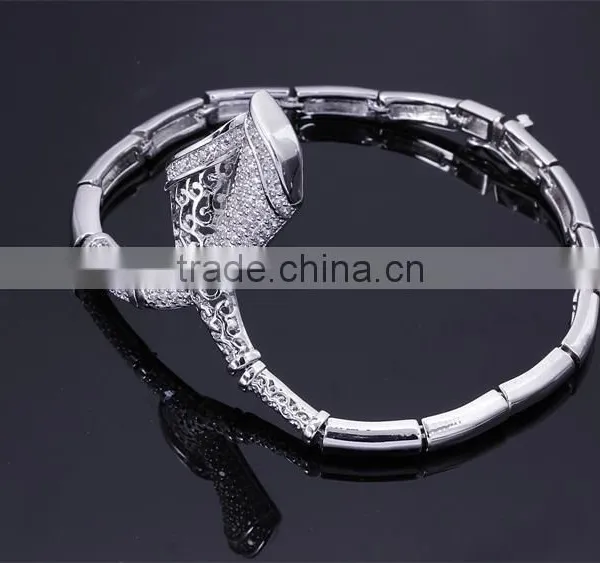 Newest Design Ladies Cubic Zirconia Pendant Classic Banquet Dressed Jewelry Set photo-4
