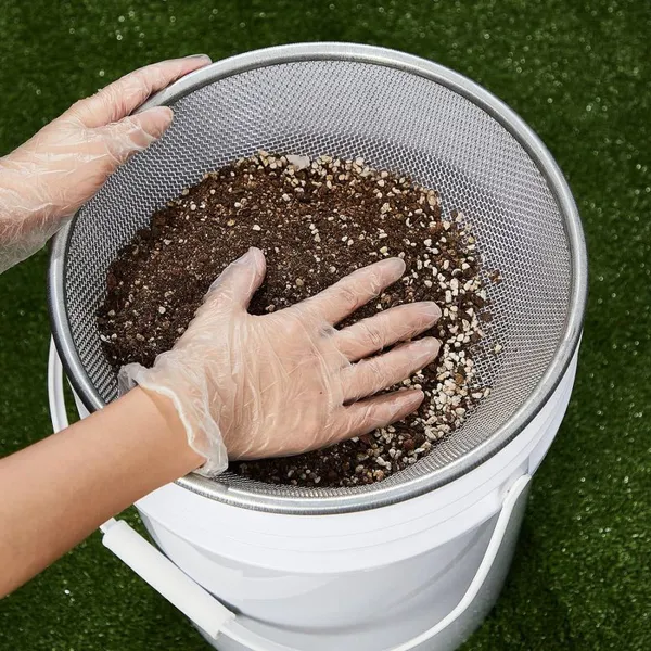 Accurate Sorting Bonsai Soil Sifter Stainless Steel Wire Stainless Steel Wire Welding Cutting Bending for Gardening