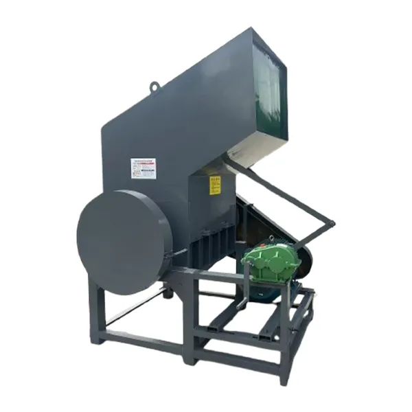 Automated Single-Screw PVC Plastic Pipe Crusher for Eco-Friendly Recycling photo-4