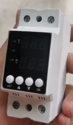 VA Protector 40A 63A 80A 230V Adjustable Switch Over Voltage Under Voltage Current Protective Device VA Protector photo-2