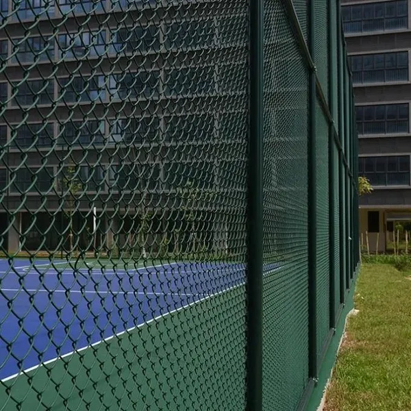6-foot Galvanized PVC-coated Chain Link Fence Made in the Philippines, Suitable for Stadiums, Soccer Fields, and Sports Field Fencing. photo-2
