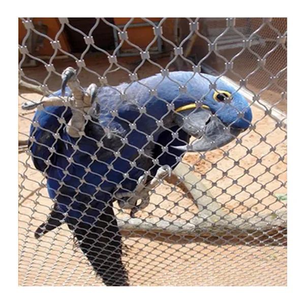 304, 316, 316L Stainless Steel Wire Rope Mesh, Suitable for Zoo Birds/parrots/tigers photo-2