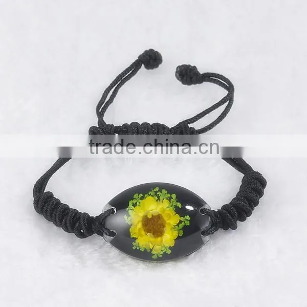 FL14 FL15 Real Flowers Resin Fashion Bracelet photo-3
